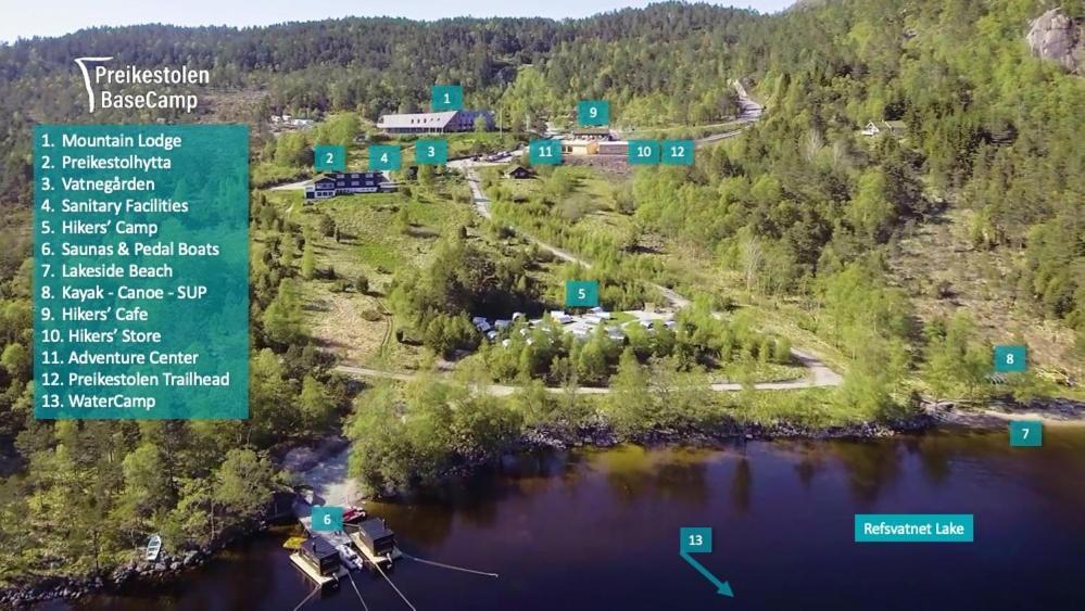 Hotel Hikers Camp, Part Of Preikestolen Basecamp Jørpeland Exterior foto